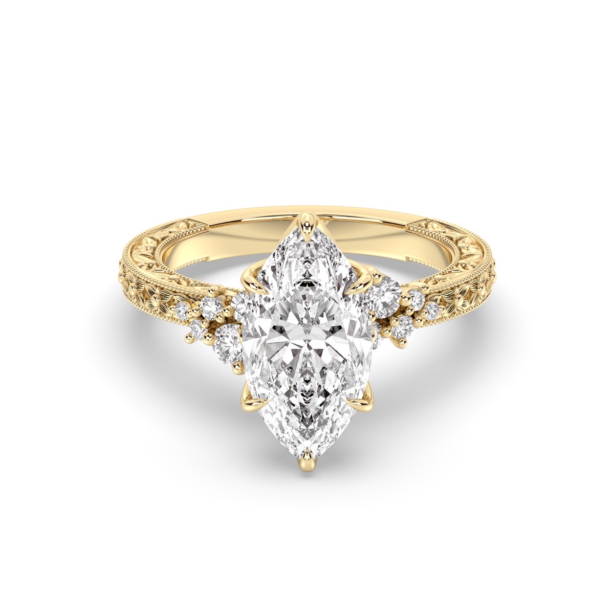 Vintage Montreal Ring, Marquise Cut