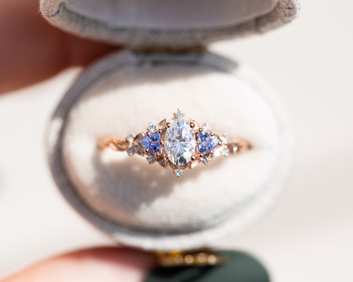 Customize your own Briar Rose Three Stone